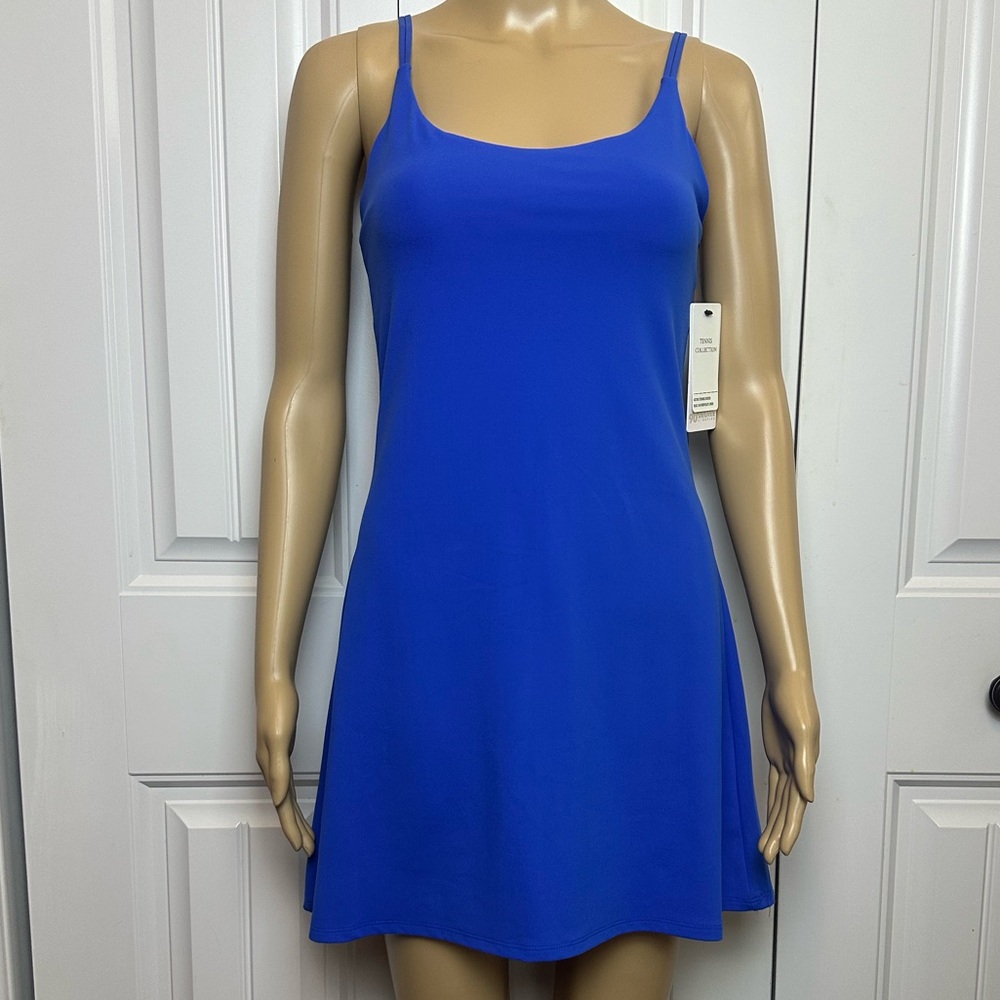 90 Degrees by Reflex Topspin Tennis Dress. Strong Blue. Small. NWT.